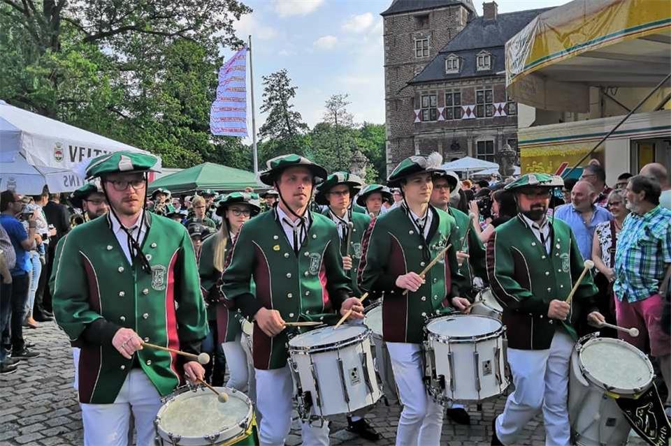 Das Fanfarencorps Raesfeld, hier bei einem vergangenen Auftritt.