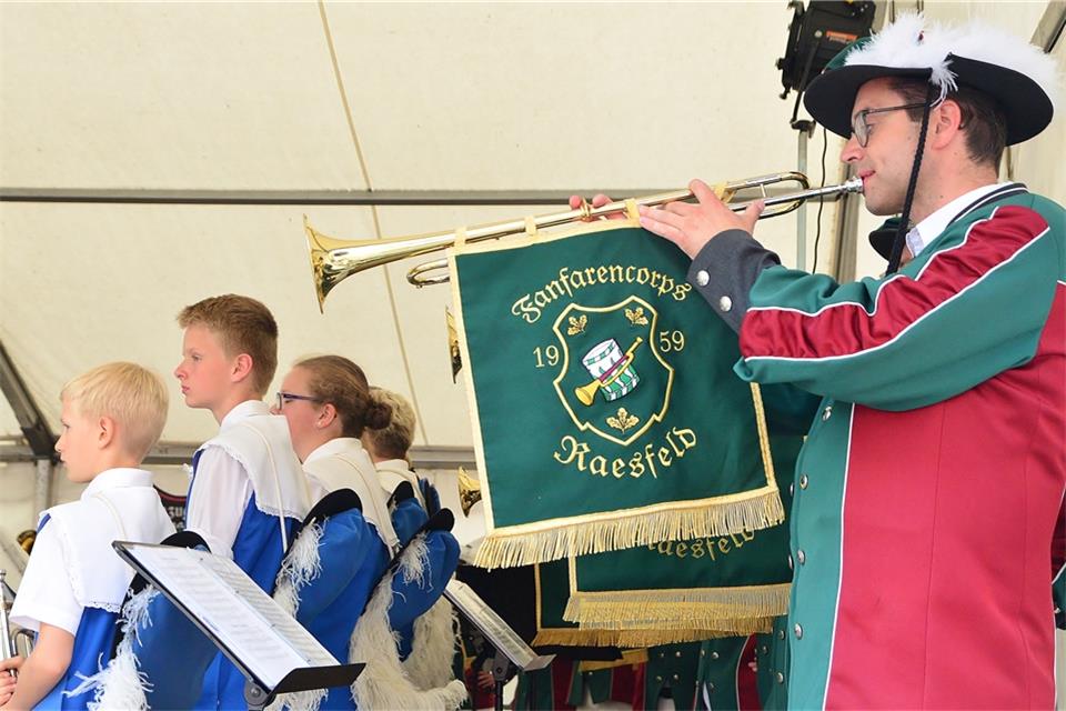Das Fanfarencorps aus Raesfeld feierte sein 60-Jähriges. 1959 war es gegründet worden. Bosse