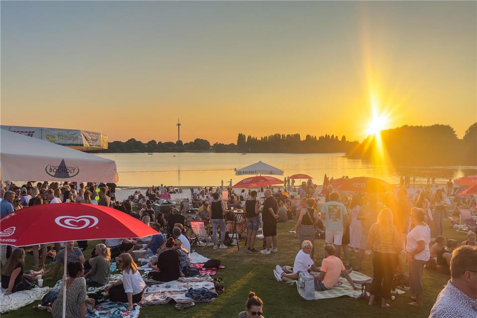 Das Festivalgelände am Aasee wird in diesem Jahr erstmals eingezäunt.