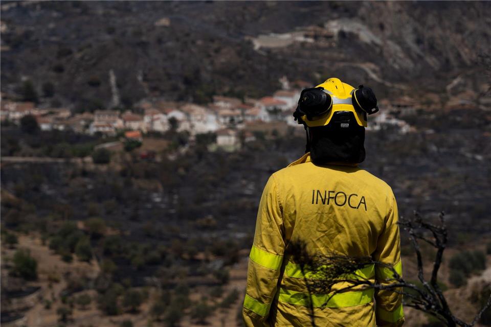 Das Feuer ist seit dem Wochenende weitgehend unter Kontrolle.Francis Gonzalez/SOPA Images via ZUMA Press Wire/dpa