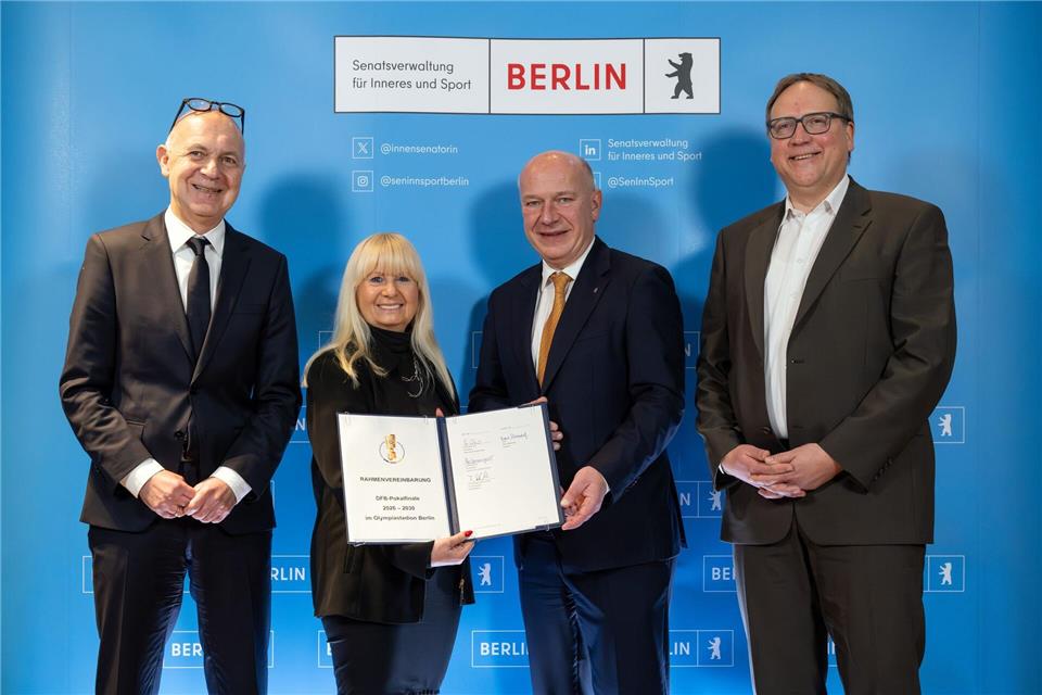 Das Finale bleibt in der Hauptstadt. (Archivbild)Soeren Stache/dpa