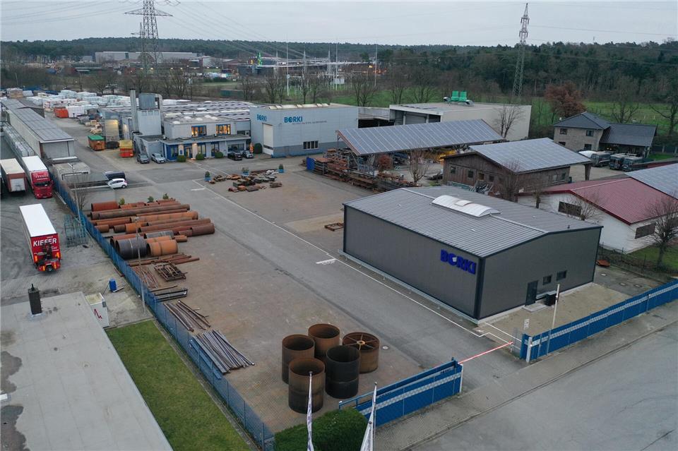 Das Gelände der Borki GmbH an der Hansestraße.