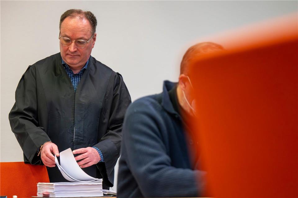 Das Gericht verurteilte den Angeklagten zu einer Haftstrafe.Peter Kneffel/dpa