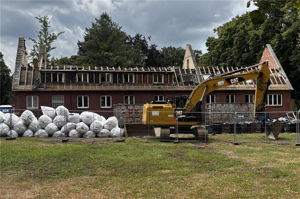 Das Haus Landsberg wird entkernt und soll grundlegend saniert werden.