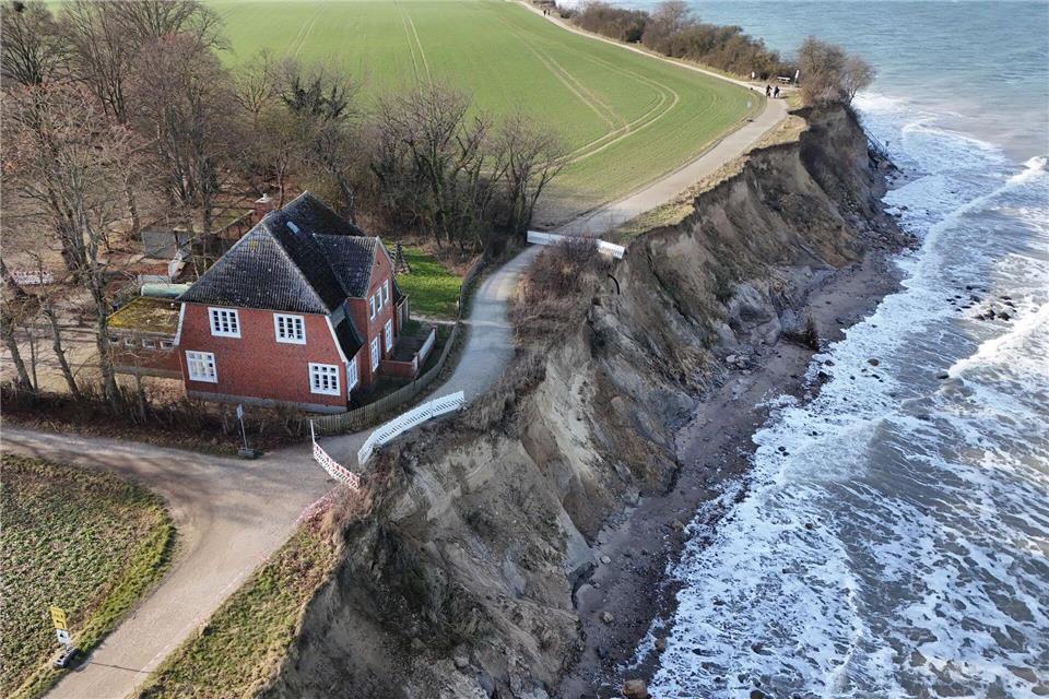 Das Haus Seeblick soll abgebrochen werden.Marcus Brandt/dpa