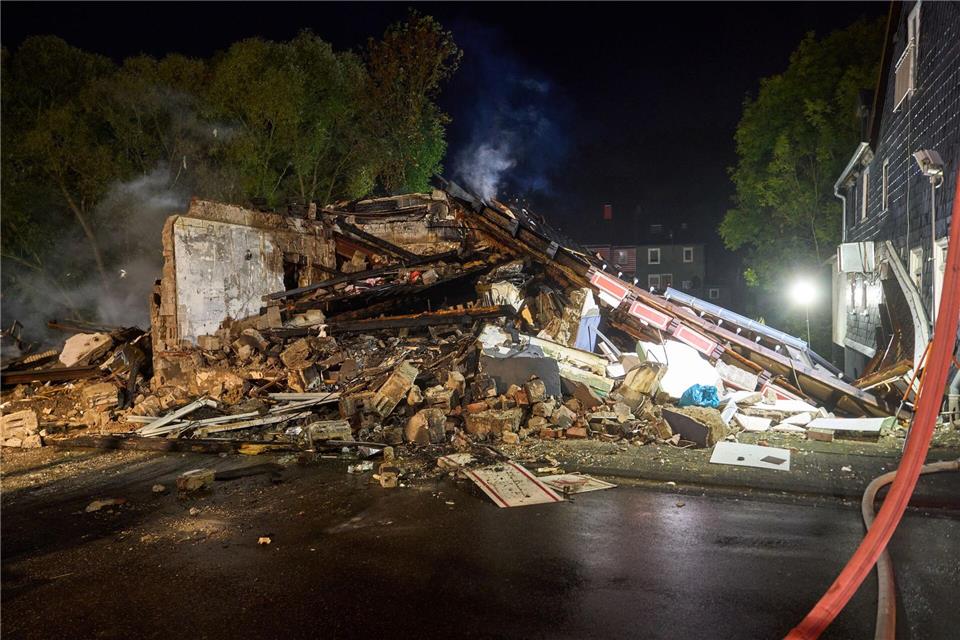 Das Haus wurde komplett zerstört. Thomas Frey/dpa