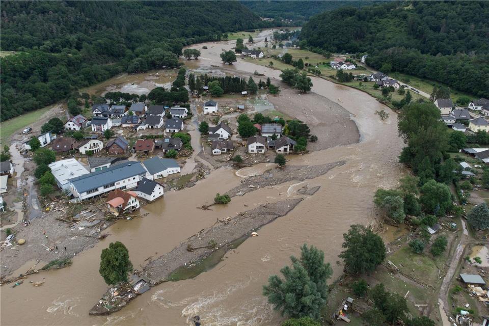 Das Hochwasser im Juli 2021 kostete mehr als 180 Menschenleben. (Archivbild)Boris Roessler/dpa