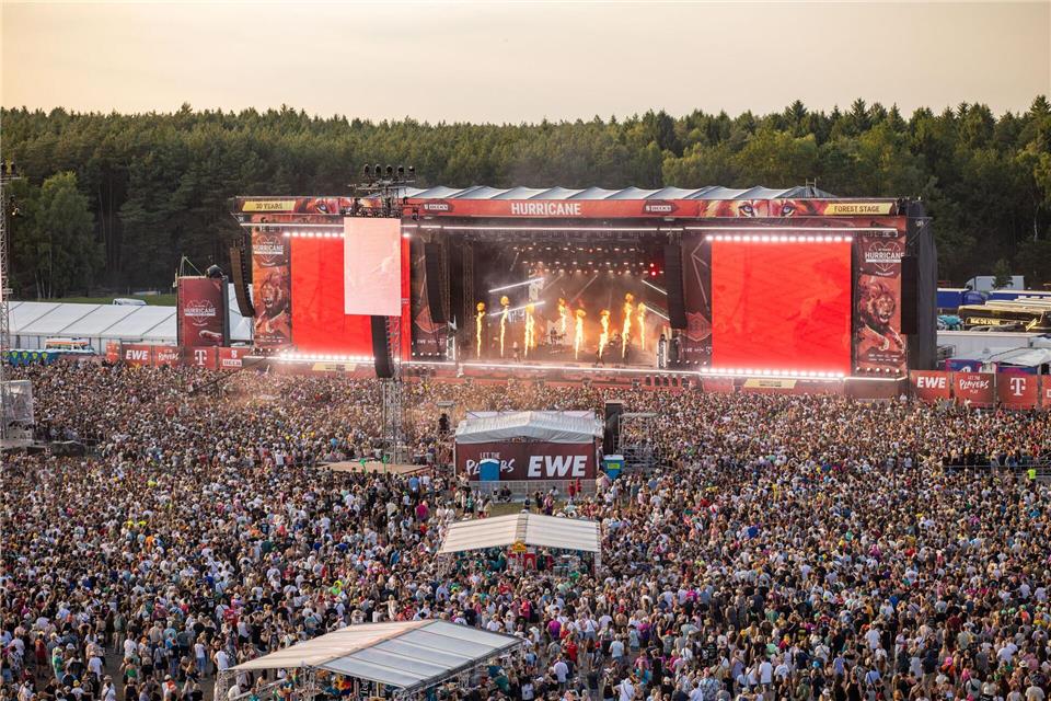 Das Hurricane zählt zu den größten Festivals in Deutschland. (Symbolbild) Markus Hibbeler/dpa