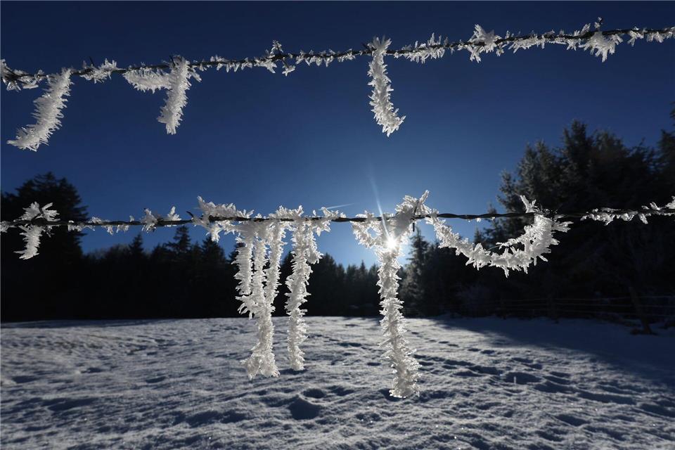 Das Jahresende wird sonnig und frostig in Bayern. (Symbolbild)Karl-Josef Hildenbrand/dpa