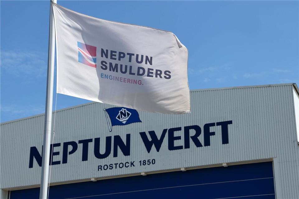 Das Joint Venture Neptun Smulders Engineering in Rostock-Warnemünde ist Hauptauftragnehmer. Bernd Wüstneck/dpa