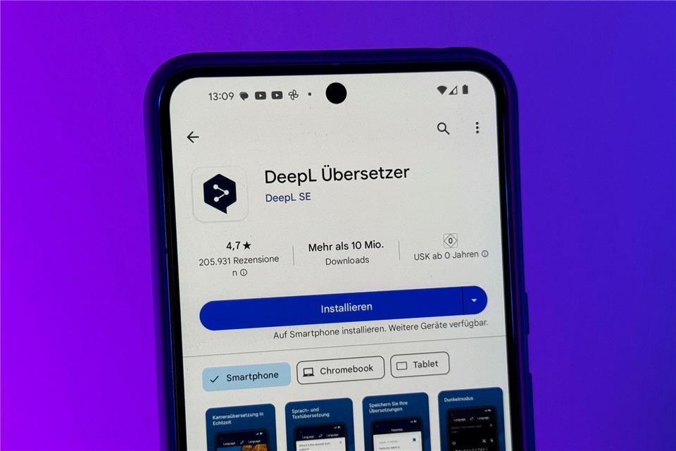 Das Kölner Start-up DeepL hat einen autonomen KI-Agenten gestartet. (Archivbild)Christoph Dernbach/dpa