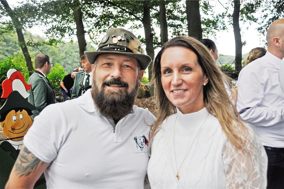 Das Königspaar Karsten Schäfer und Patricia Ruz Dominguez.