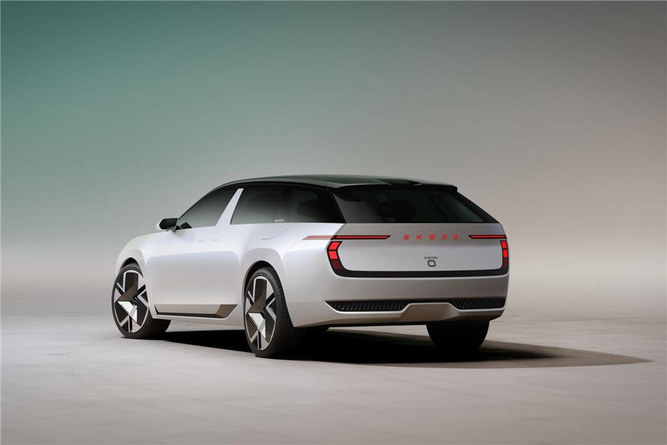 Vision O: Skoda stimmt auf elektrischen Octavia Kombi ein Das Konzeptauto Vision O zeigt, wie sich Skoda einen Kombi der Zukunft vorstellt.Skoda/dpa-tmn