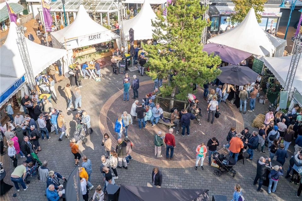 Texel für Foodies: Salzige Entdeckungen im Schafidyll Das Kulinarikfestivals „Texel Culinaire“ findet im Zentrum von De Koog statt - in diesem Jahr vom 26. bis 28. September.Robin Waerts/Texel Culinair/dpa-tmn