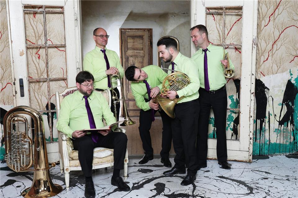 Das Leipziger Blechbläserquintett „emBRASSment“ ist zu Gast in St. Remigius.