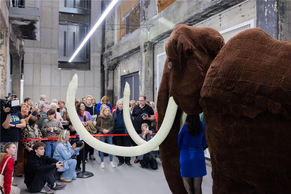 Das Mega-Mammut ist fertig. Rolf Vennenbernd/dpa
