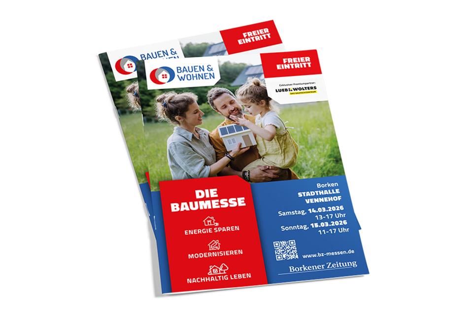 Das Messemagazin gibt es analog mit der Borkener Zeitung oder online,