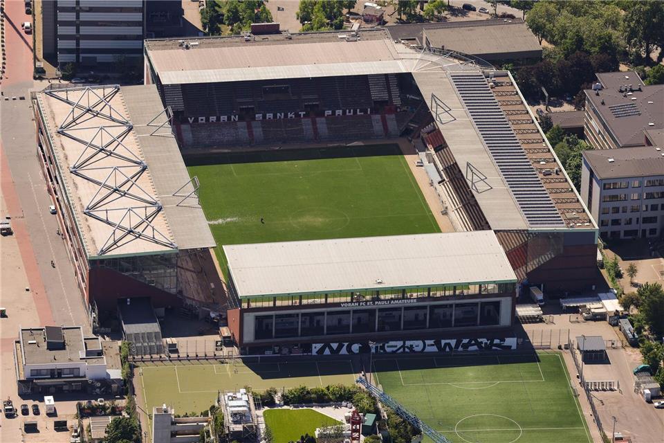 Das Millerntor-Stadion des FC St. Pauli. (Archivbild)Christian Charisius/dpa
