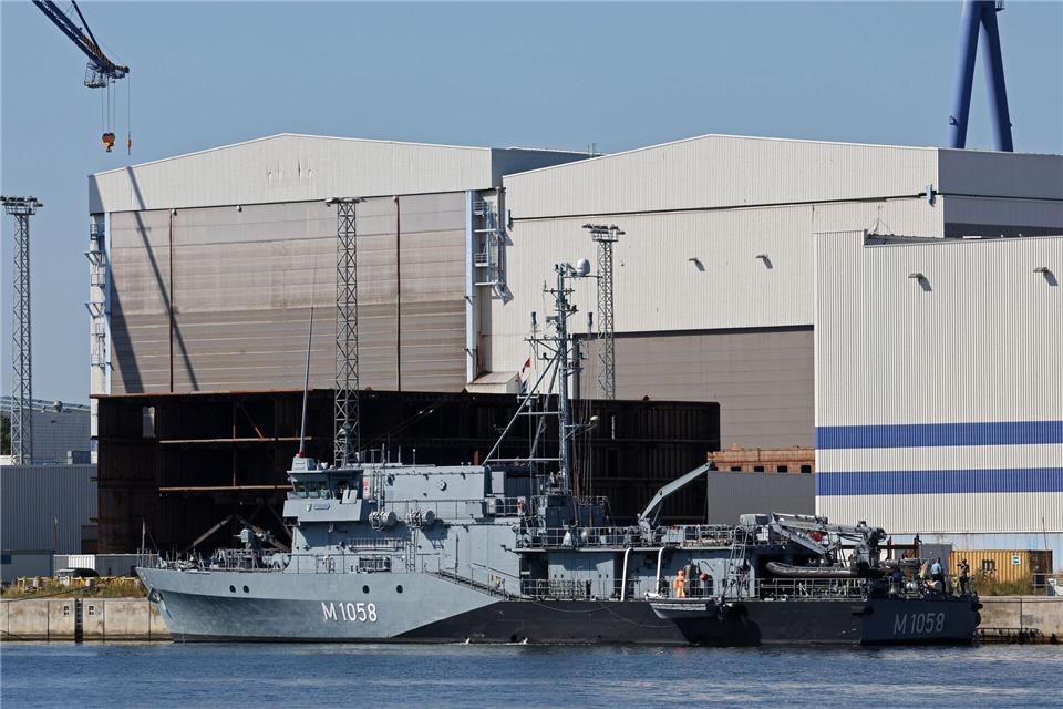 Das Minenjagdboot „Fulda“ soll demnächst ins Mittelmeer verlegt werden. (Archivbild)Bernd Wüstneck/dpa