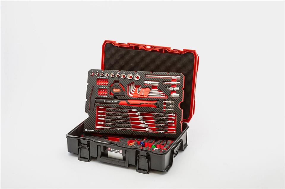 Das Modell von Einhell (Werkzeugkoffer 80-teilig) kostet rund 100 Euro und erhielt im Test die Gesamtnote 1,7.Michael Müller-Münker/Selbst ist der Mann/dpa-tmn