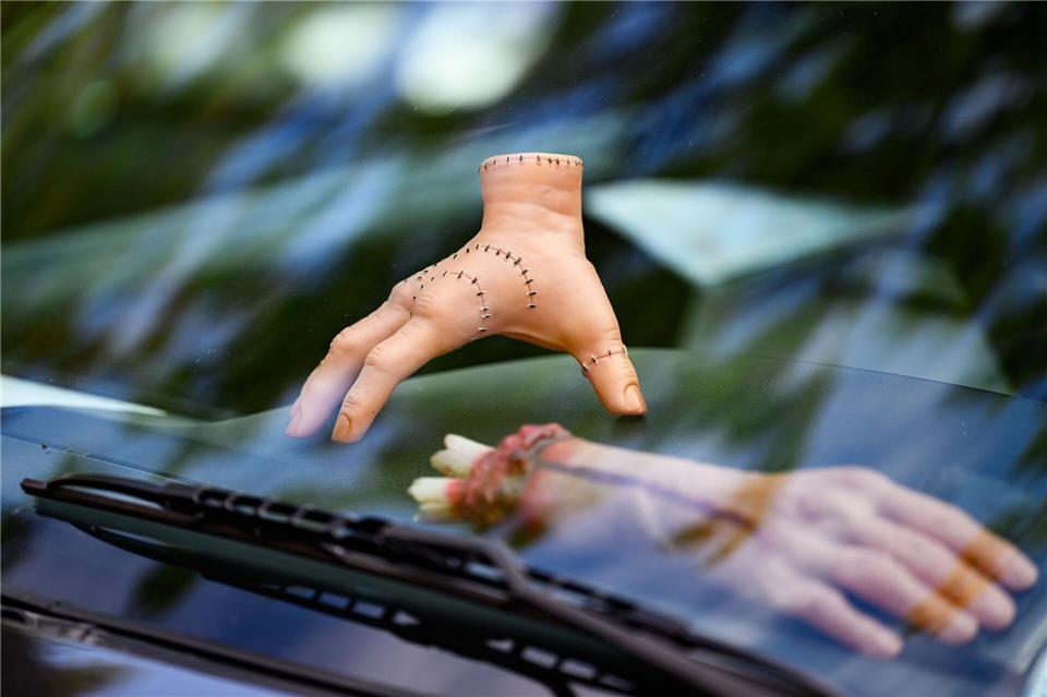 Das Museum befasst sich mit Tod und Trauer.Swen Pförtner/dpa