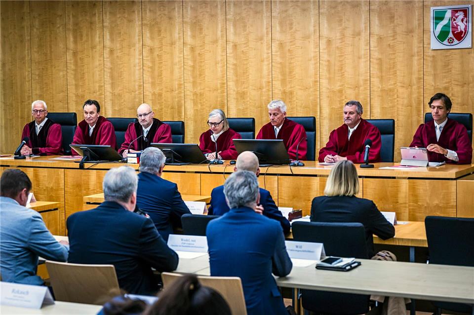 Das NRW-Verfassungsgericht hält das Sondervermögen für sachgerecht - und damit für verfassungskonform. (Archivbild)Lars Berg/dpa