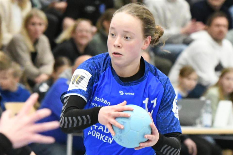 Das Nachwuchstalent Anneli Finke steht dem TV Borken am Sonntag wieder zur Verfügung.