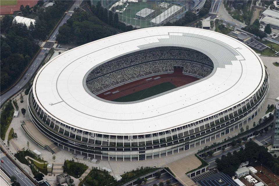 Das Nationalstadion in Tokio ist der Hauptaustragungsort der Leichtathletik-WM.-/kyodo/dpa