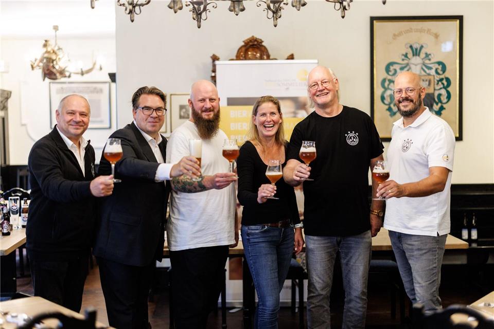 Das Nationalteam der Bier-Sommeliers hofft auf den nächsten Titel für Deutschland. Matthias Balk/dpa