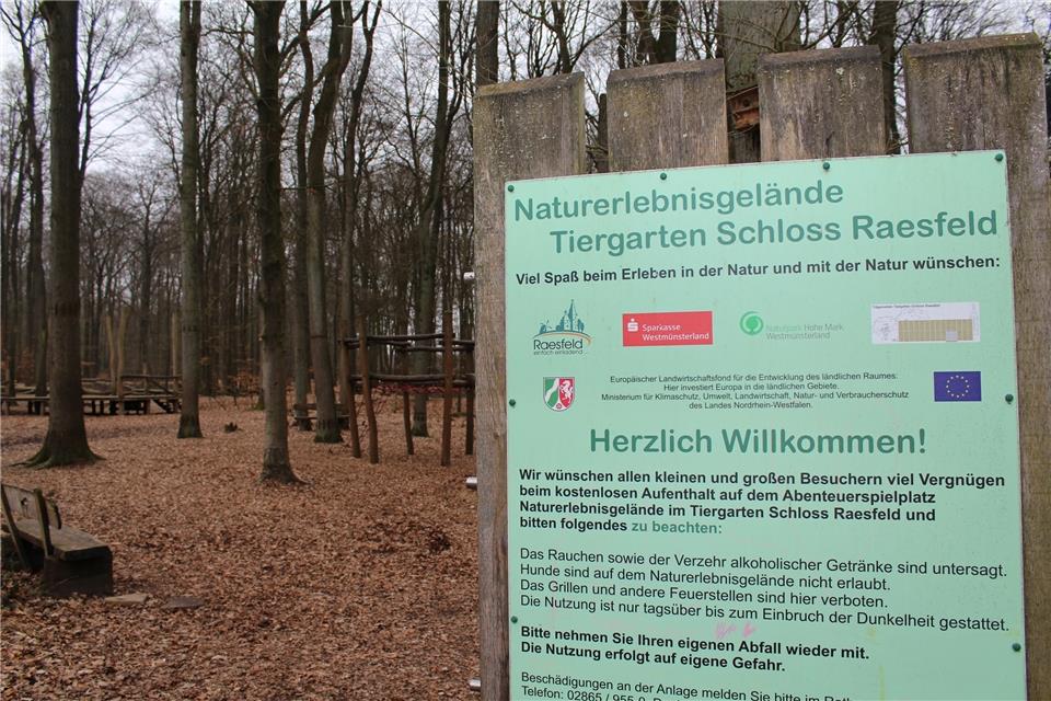 Das Naturerlebnisgelände am Tiergarten wird die Gemeinde nach dem Beschluss aufwerten.