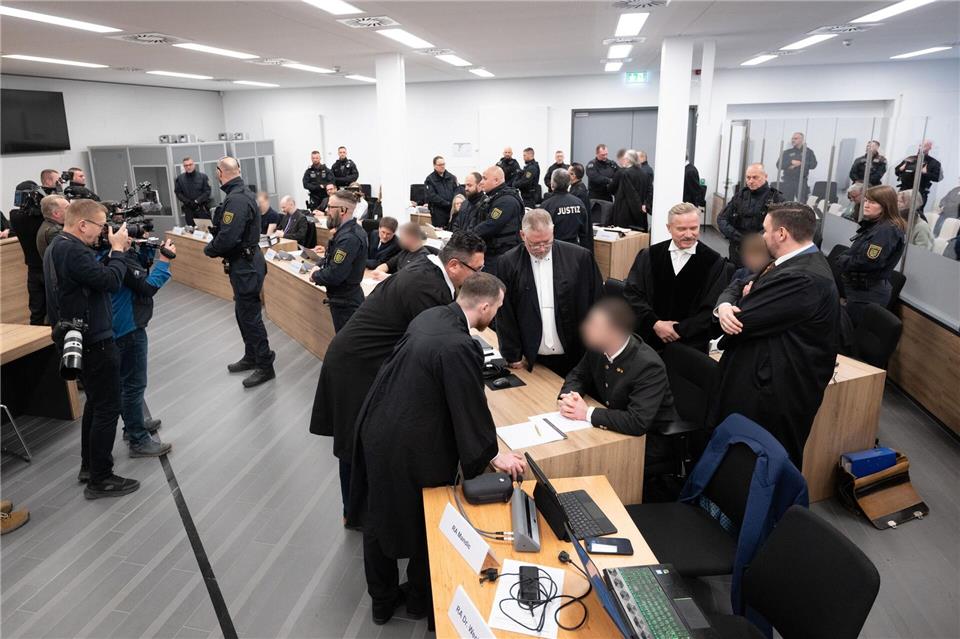 Das Oberlandesgericht Dresden hat zunächst 67 weitere Verhandlungstermine angesetzt.Sebastian Kahnert/dpa