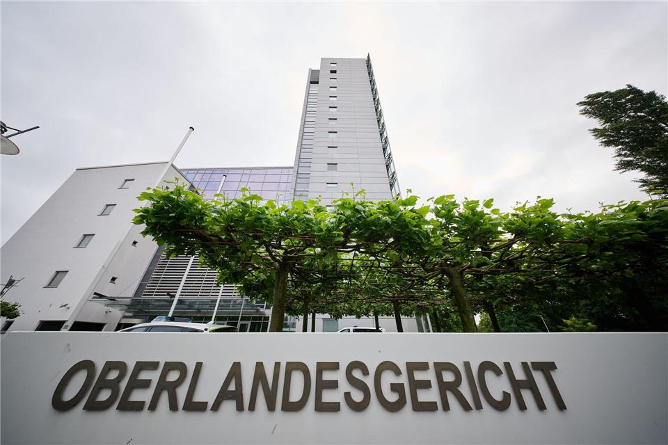 Das Oberlandesgericht in Hamm ist eine weit sichtbare Landmarke. In dem Gebäude hat auch die Generalstaatsanwaltschaft Hamm ihren Sitz. (Archivbild)Bernd Thissen/dpa