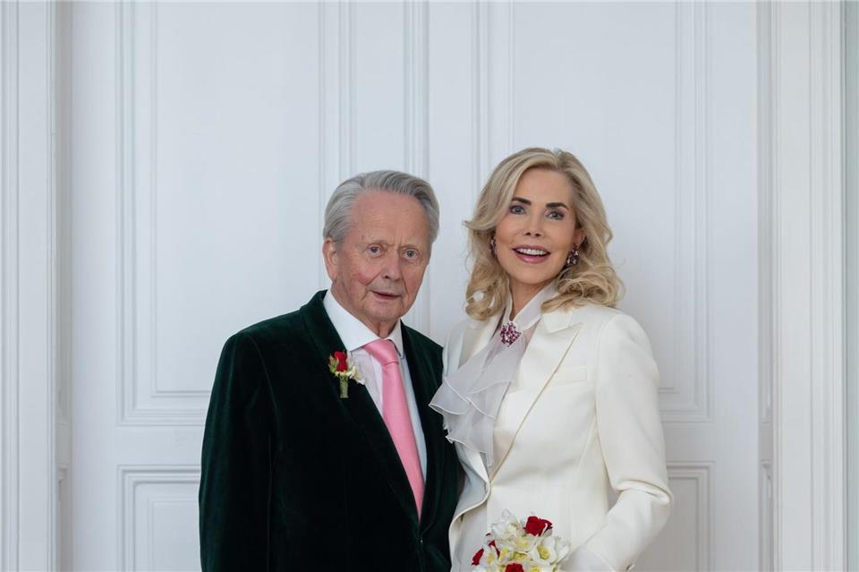 Das Paar heiratete in einer privaten Zeremonie.Albert Moser/Porsche/dpa