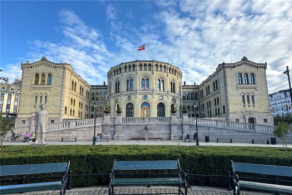 Das Parlament in Oslo heißt Stortinget. (Archivbild)Steffen Trumpf/dpa
