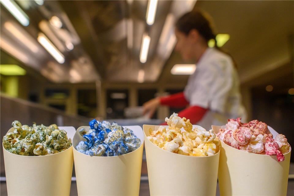 Das Popcorn wird auf der Grünen Woche in Berlin vorgestellt.Klaus-Dietmar Gabbert/dpa