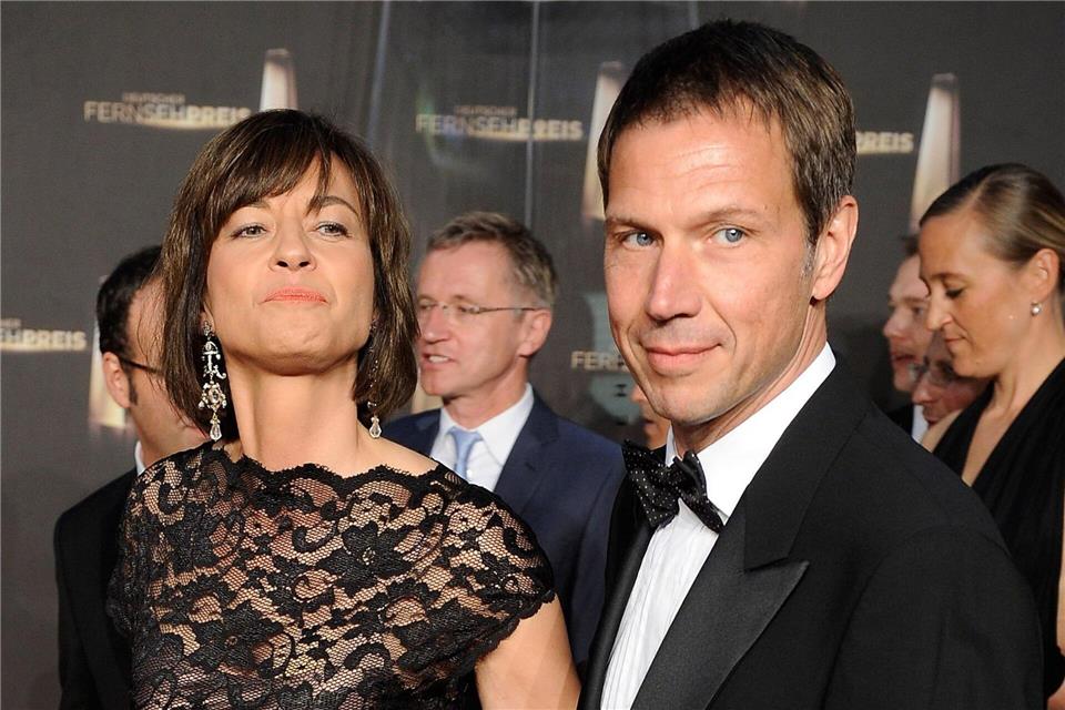 Das Promipaar, hier bei der Verleihung des Deutschen Fernsehpreises im Jahr 2012, hat nun die Trennung bekanntgegeben.picture alliance / dpa