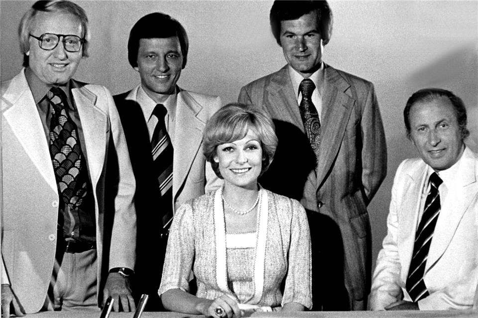 Das Publikum, das seinerzeit ganze drei Fernsehkanäle zur Auswahl hatte, gewöhnte sich schnell an die Frau in der Männerdomäne des Ersten. (Archivfoto) -/dpa