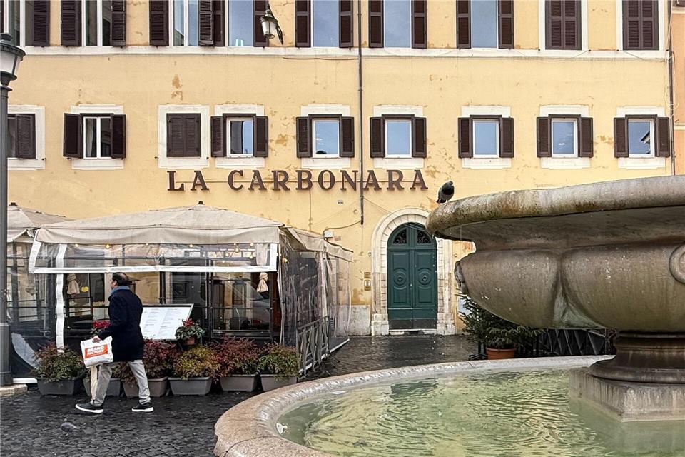 Das Restaurant „La Carbonara“ gibt es schon seit 1912.Christoph Sator/dpa