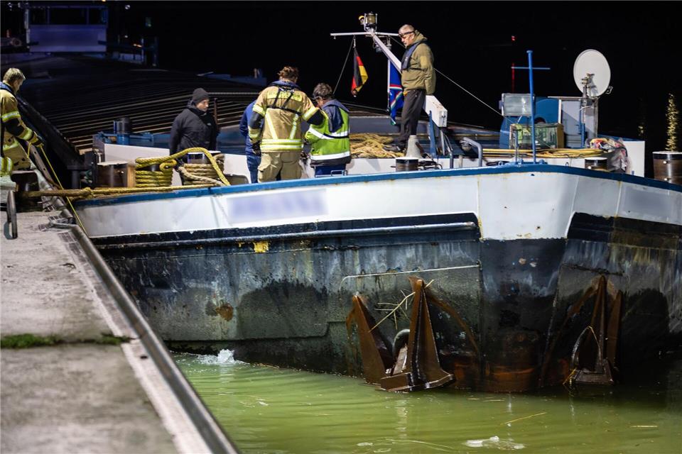 Das Schiff wurde im Fürther Hafen vertäut. (Archivbild)David Oßwald/News5/dpa
