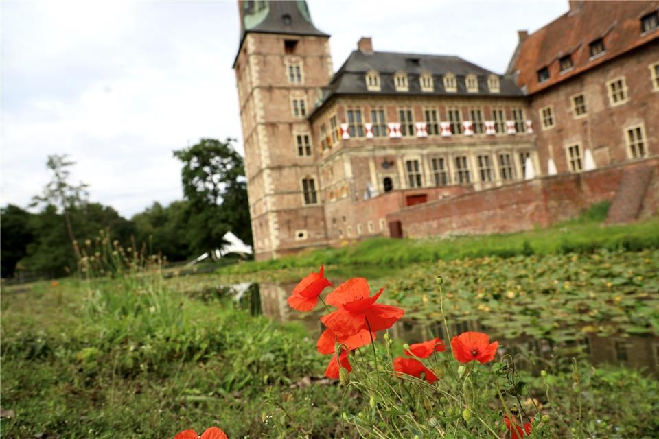Das Schloss ist das Ausflugsziel in Raesfeld – nicht nur im Sommer.