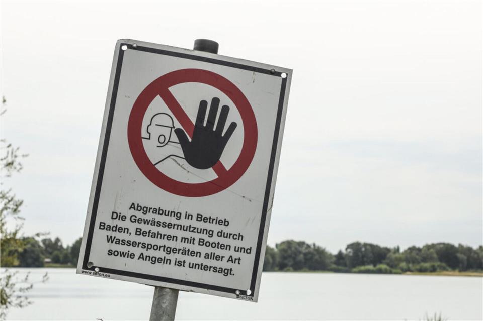 Das Schwimmen im Pendesee in Werth ist verboten und aus mehreren Gründen gefährlich.