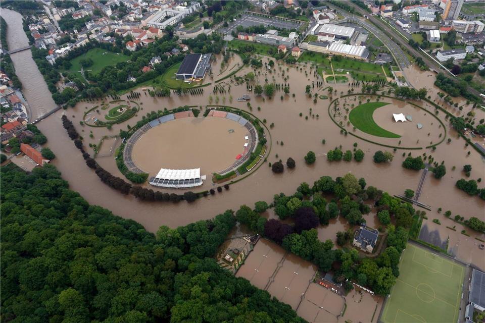 Das Sommerhochwasser von 2013 in Thüringen ist vielen Menschen entlang der Weißen Elster noch in unguter Erinnerung. (Archivfoto) Björn Rank/dpa