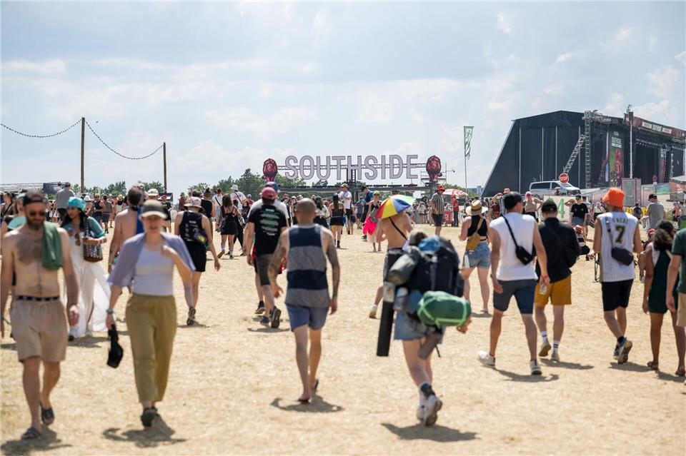 Das Southside-Festival war in vollem Gange. Silas Stein/dpa