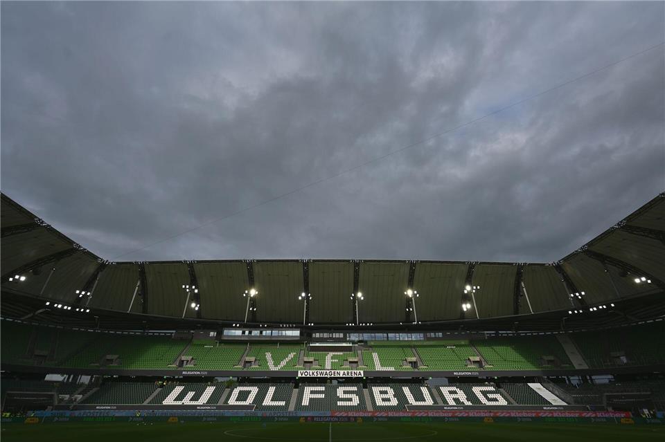 Das Stadion des VfL Wolfsburg.Swen Pförtner/dpa