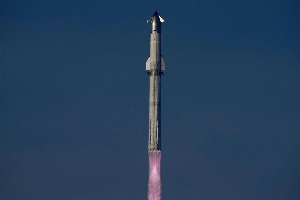 Das Starship von Elon Musk soll bald seinen zehnten Testflug absolvieren.Eric Gay/AP/dpa