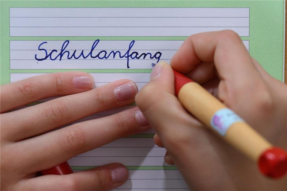 Das Statistische Landesamt hat etwa 1.000 ABC-Schützen weniger als im Schuljahr zuvor gezählt. (Symbolbild)Hendrik Schmidt/dpa