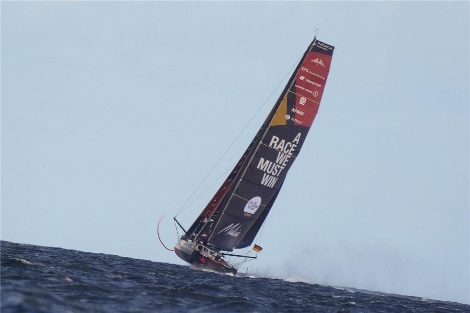 Das Team Malizia ist ohne Skipper Boris Herrmann unterwegs.  Marcus Brandt/dpa