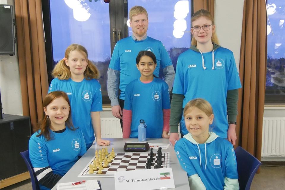 Das Team des Schachvereins Turm Raesfeld/Erle. 