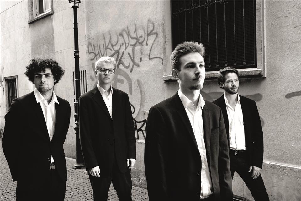 Das Tobias-Haug-Quartett tritt auf Preens Hoff auf.