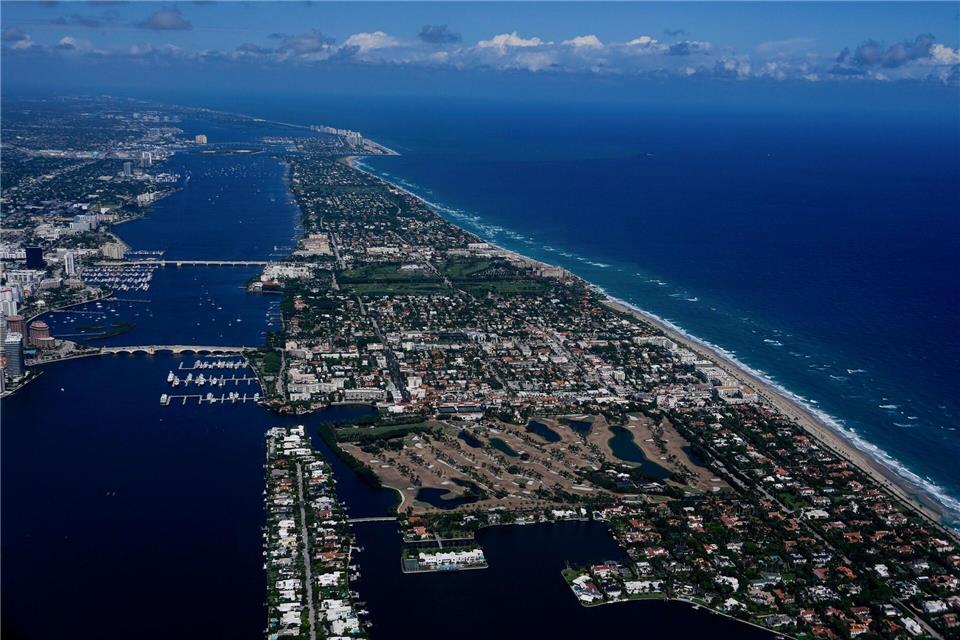 Das Trump-Anwesen Mar-a-Lago.Julia Demaree Nikhinson/AP